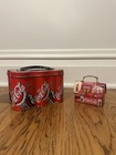Coca-cola 6-pack Shaped Tin Lunch Box And Mini Lunch Box Set