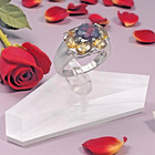 Estate Red   Yellow Cz Cluster 925 Sterling Silver Cocktail Ring  Size 7