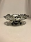 Cromwell Silver Mfg Corp Chromium Nut Bowl Dish Tray Nutcracker Holder Vintage 