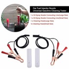 Fuel Injector Flush Cleaner Adapter Cleaning Tool Diy Kit Set For Car Motorcycle