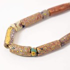 Millefiori Mixed Venetian With Cornaline Trade Beads