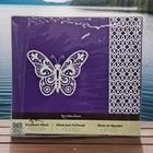 20 Top Loading Layout  12 x12  Scrapbook Book  Purple  butterfly 