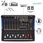 Pyle Bluetooth 8 Ch  Studio Dj Controller Audio Mixer Console System Pmxu88bt