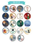 Darling Baby s Monthly Milestone Stickers - Harry Potter Character   18 Stickers