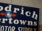 Porcelain Goodrich Enamel Sign 40 X18 Inches