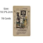 Meaning Tarot Cards 78 Card Deck With Keywords Antiqued Beginner Learn Tarot New