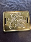 1957 Hawaii Bicycle License Plate Tag 2048