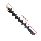 6in X 48in Auger Bit For Skid Steer Post Hole Digger  2 In Hex Drive Heavy Duty