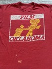 Vintage 80s Film Oklahoma T Shirt Rare Film Commission Crew Single Stitch Rare
