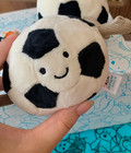 Jellycat Amuseables Sports Soccer Ball Bag Charm Key Chain Plush Nwt