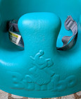 Bumbo Baby Floor Seat Teal Soft Foam Infant Support Trainer Chair Strap Harness