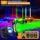 Laser Rgb Led Whip Lights Whipless Flash Turn For Atv Utv Sxs Can-am Polaris Rzr