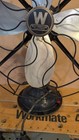 Antique Westinghouse Oscillating Desk Fan   Working Good   21 3 4 Tall 16  Blade