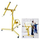 Drywall Lift Rolling Panel Hoist Jack Lifter Adjustable 11ft Drywall Panel Hoist