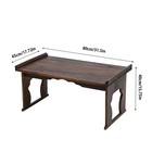 32 x18  Japanese Floor Table Folding Coffee Table   Tea Table Wooden Altar Table