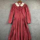 Dirndl Dress Red Pink Austria Trachten Germany Bavaria Octoberfest Size M   42