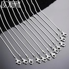  10pcs Hot Sale 925 Sterling Solid Silver 1mm Snake Chain Necklace Jewelry Gift