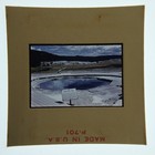 Vintage 35mm Kodachrome Slide Yellowstone National Park Crested Pool Hot Spring