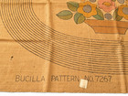 Vintage 1940s Bucilla 7267 Hartley s 28x40 Hooked Prim Rug Pattern Unused Usa
