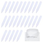 Abeillo 30pcs 2 2  Collar Stays For Men s Dress Shirts  Plastic Collar Stays