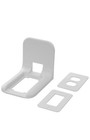 2-pack White Wall Outlet Shelf  Holds 10 Lbs  Easy Install  Hardware Included