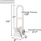 Fsa hsa Eligible  Vaunn Adjustable Bathtub Safety Rail Shower Grab Bar Handle