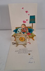 Vintage Hallmark Anniversary Card Funny Card Romantic Couple Pop Up Used