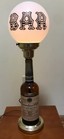 Bar Lamp Vintage Canadian Club Bottle Bar Light lamp W  White Bar Globe 20 5 h 