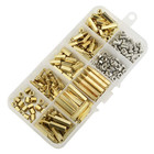 Bgtxingi M3 Brass Male-female Hex Spacer Standoff Screw Nut Assortment Kit 