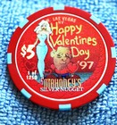 5  Mahoney s Silver Nugget Casino Poker Chip Las Vegas 1 Of 1250