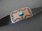 Western Native American Navajo Sterling Silver Turquoise Concho Hat Bands Belts