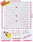 Quilting Ruler For Precise Fabric Cutting 11 5  X 10 5  Quilt Rulers Pink 