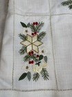 New Stunning Embroidered Christmas Square Tablecloth Retails  225