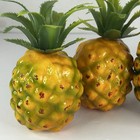 Artificial Pineapples Medium   Small Set Of 5 Plastic Decorative Fake Fruit