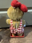 New Christmas Musical Singing Dancing Gingerbread Girl Plush Animated Dan Dee