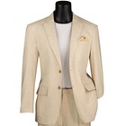 Vinci Men s Linen 2-button Modern Fit Summer Suit - 38s-56l  2 Colors - New