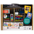 Bendon Deluxe Wooden Artist Case  150 Pieces  Includes 2 Art Pads