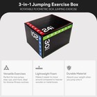 Balancefrom Fitness 16 Pound Versatile 3 In 1 Plyometric Jumping Exercise Box