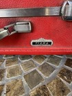 Vintage Red American Tourister Luggage Suitcase Tiara Hard Suit Case Travel Bag