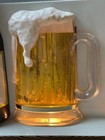 Vtg 1960s Piel s Beer 3d Bottle Bubbler Motion Bar Lighted Sign Brooklyn Ny