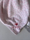 Carters Child Of Mine Brown Monkey Plush Rattle Pink  i Love Mommy 