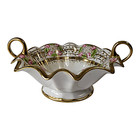 Antique Rc Nippon Hand Painted 7-inch Bowl Pink Roses Gold Trim Circa 1911-1921