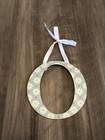 Pottery Barn Kids Printed Metal Pattern Letters Wall Decor