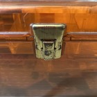 Vintage Wil-hold Wilson Brown Plastic Sewing Box  2 Trays Plus Vintage Supplies