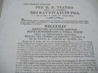 Theatrical Manifesto Pisa 1827  niccolo  Swimmer Of Messina-man Fish 