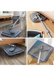 Spin Mop And Bucket Set     Self-wringing Microfiber Mop