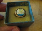 Borden  Dairy  Milk     Cream  Premium Promotional Ring Vintage Brass Adjustable