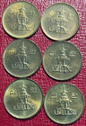 Lot 6 High Grade South Korea 10 Won Coins-1986 1996 1997 1999 2000 2005-apr303