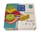 Wooden Shape Sorter Educational Toy Toddlers Baby Geometric Building Blocks Set