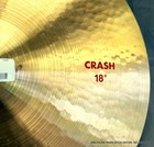 Paiste 18 Inch 2002  Crash Cymbal Made In Switzerland